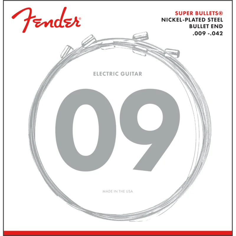 FENDER CORDES BULLET 9-42 Top Vente