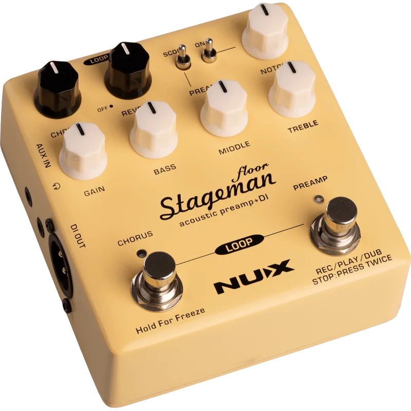 NUX STAGEMAN-FLOOR ACOUSTIC PREAMP Affaire À Saisir