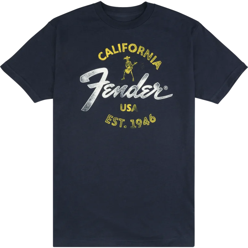 Prix Promo FENDER TEE SHIRT BAJA BLUE M