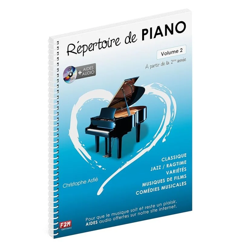 Prix Réduit REPERTOIRE DE PIANO VOL 2