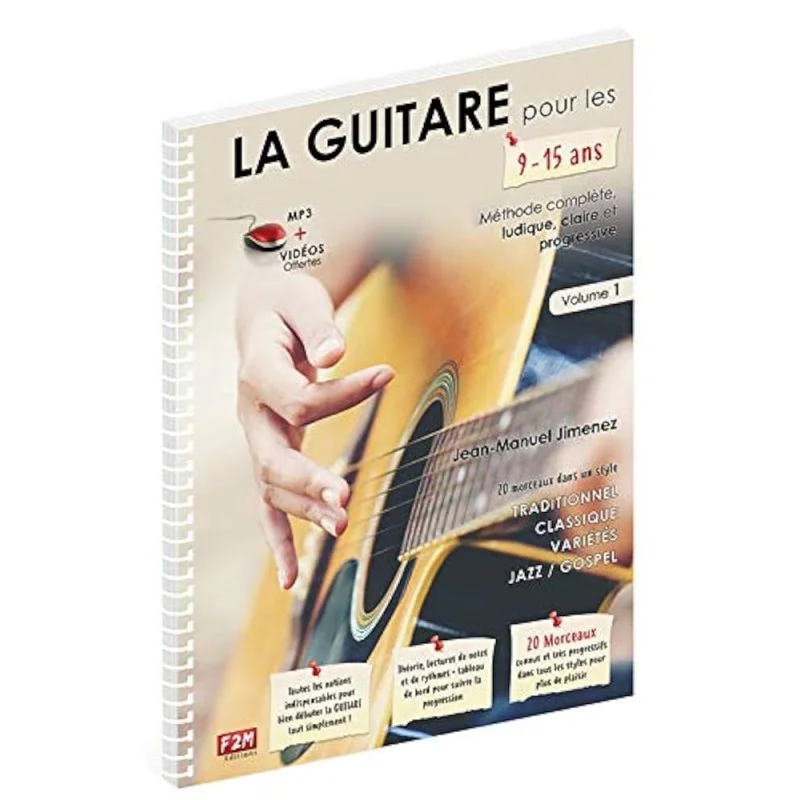 Marque LA GUITARE POUR LES 9-15 ANS VOL 1