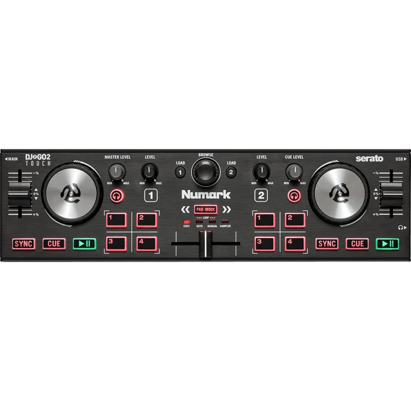 NUMARK DJ2GO2TOUCH 2 VOIES ULTRA COMPACT Must-Have