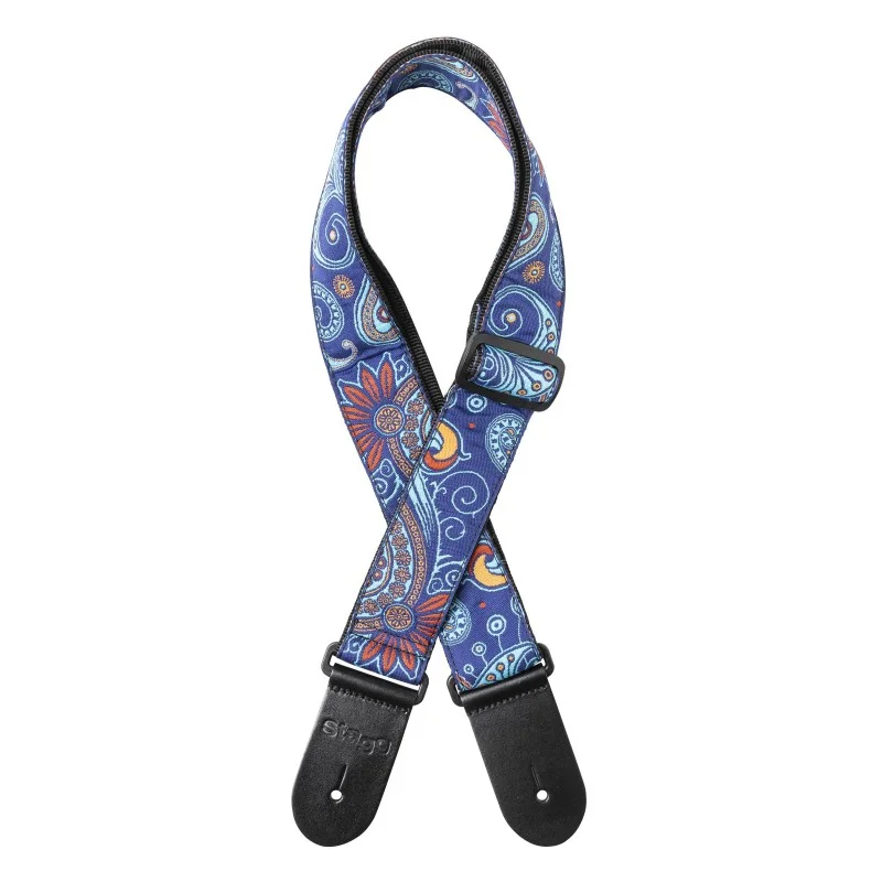 Vente Directe STAGG COURROIE PAISLEY2 BLUE
