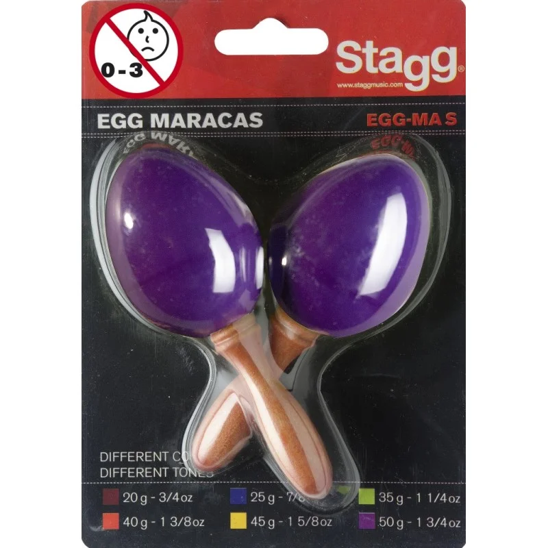 STAGG MARACAS S VIOLET Offre Exclusive