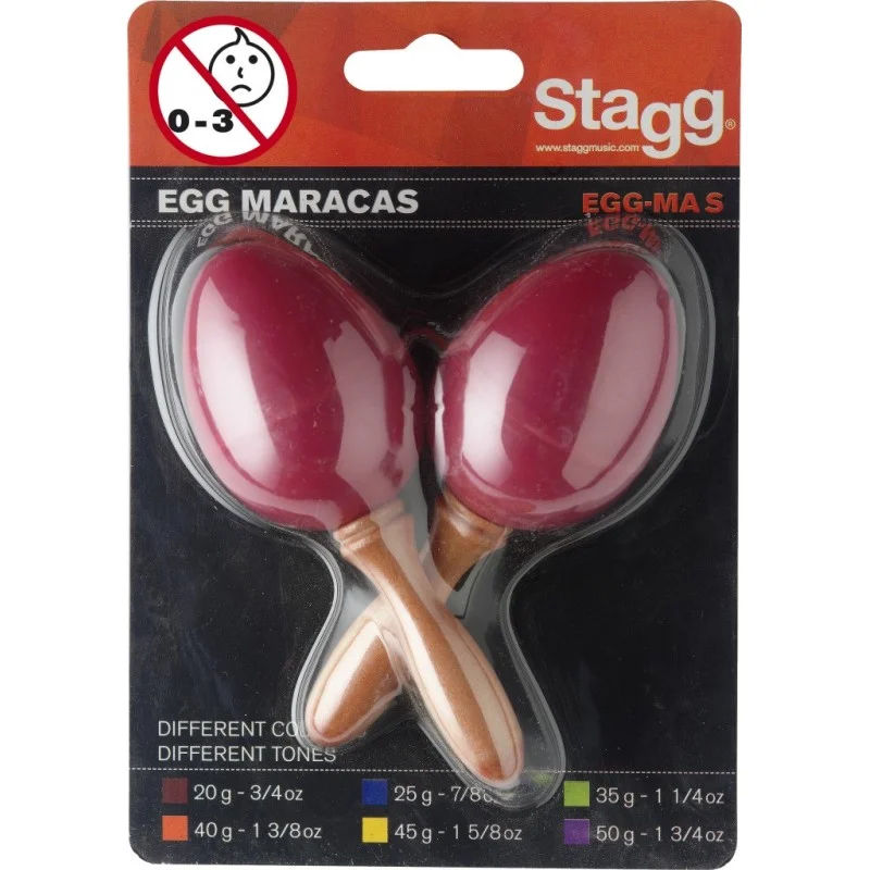 Livraison Express STAGG MARACAS S ROUGE