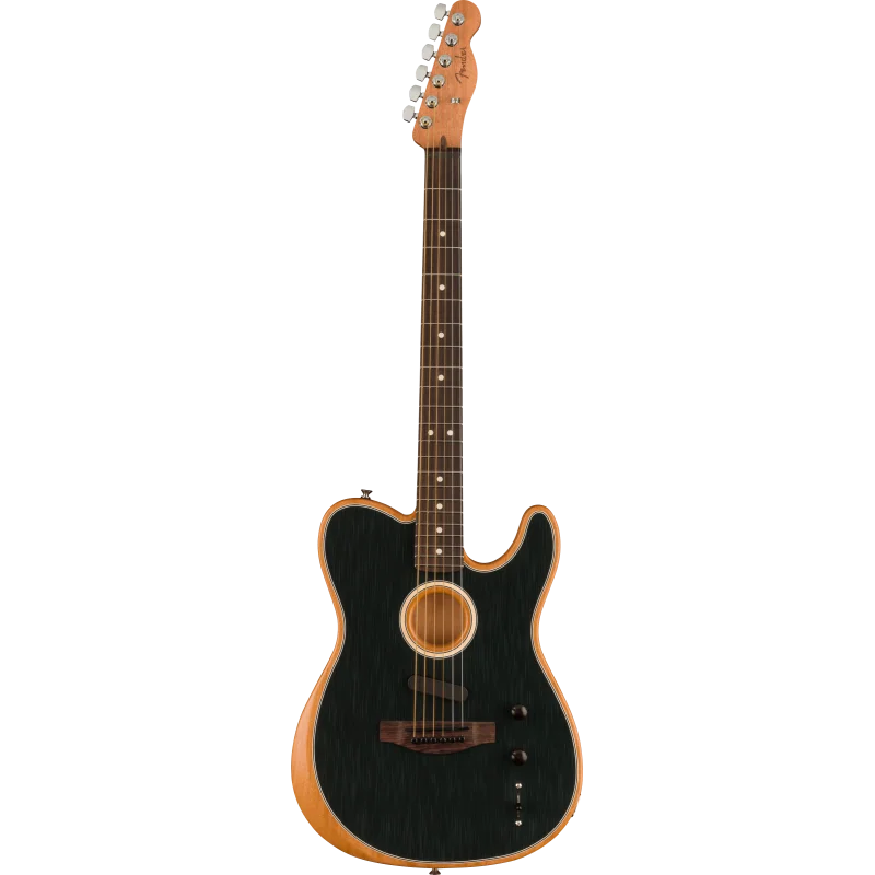 Expédié Aujourd'hui FENDER ACOUSTASONIC PLYR TELE, BRSH BK