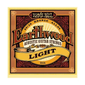 Prix Promo Ernie Ball 2004Jeu de cordes Folk Earthwood Bronze Light 11-52