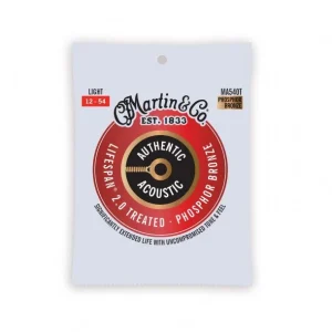 Nouvelle Collection Martin MA540TJeu de cordes folk Authentic Treated 92/8 phosphore bronze light 12-54