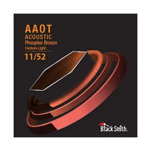 Jusqu'à Épuisement Des Stocks Black Smith APB-1152Jeu de cordes Folk AOT Phosphore-bronze Custom-Light 11-52