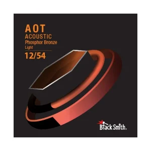 Black Smith APB-1254Jeu de cordes Folk AOT Phosphore-bronze Light 12-54 Produit De Marque