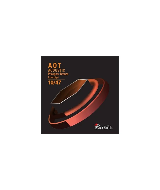 Prix Cassé Black Smith APB-1047Jeu de cordes Folk AOT Phosphore-bronze Extra-Light 10-47