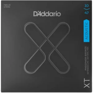 Super Prix D‘addario XTAPB1047-12Jeu de 12 cordes acoustiques XT Phosphore Bronze Extra Light 10-47