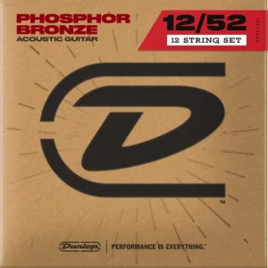Vente Flash Dunlop DAP1252JJeu de 12 cordes Folk Phosphore Bronze Medium 12-52