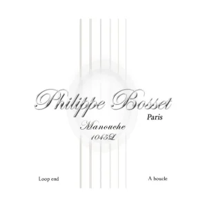 Philippe Bosset MAC1045LJeu de cordes Gypsy Jazz à boucle tension souple 10-45 Offre Spéciale