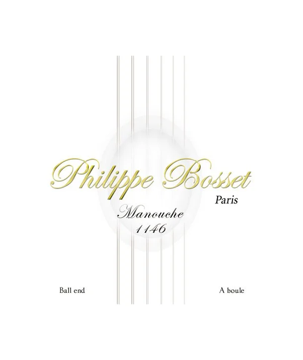 Haute Qualité Philippe Bosset MAC1146Jeu de cordes Gypsy Jazz à boule tension normale 11-46