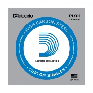 D‘addario PL011Corde unité 11 électrique ou acoustique acier plein Acheter Direct