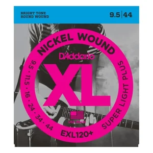 Quantité Limitée D‘addario EXL120+Jeu de cordes électriques Nickel Wound Super-Light Plus 9,5-44 filé rond nickel