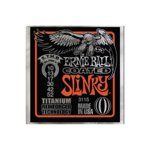 Ernie Ball 3115Jeu de cordes électriques Slinky Electric Titanium Light top heavy bottom 10-52 Offre Limitée