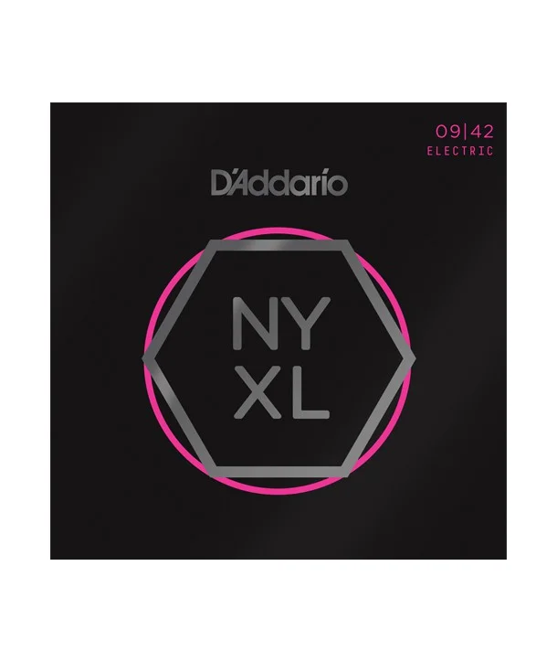 Soldes D‘addario NYXL0942Jeu de cordes électriques Super Light 9-42 filé rond nickel