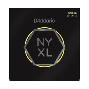 D‘addario NYXL0946Jeu de cordes électriques Super Light Regular Bottom 9-46 filé rond nickel Commande En Gros