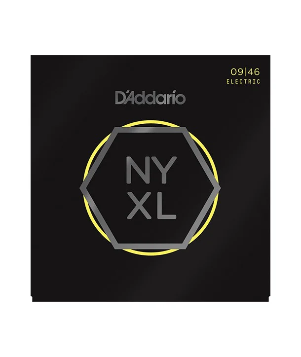 D‘addario NYXL0946Jeu de cordes électriques Super Light Regular Bottom 9-46 filé rond nickel Commande En Gros