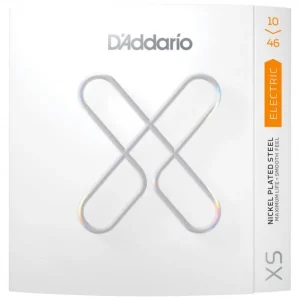 Super Prix D‘addario XSE1046Jeu de cordes électriques XS Nickel avec revêtement Regular Light 10-46