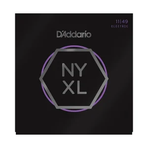 Petit Prix D‘addario NYXL1149Jeu de cordes électriques Medium 11-49 filé rond nickel