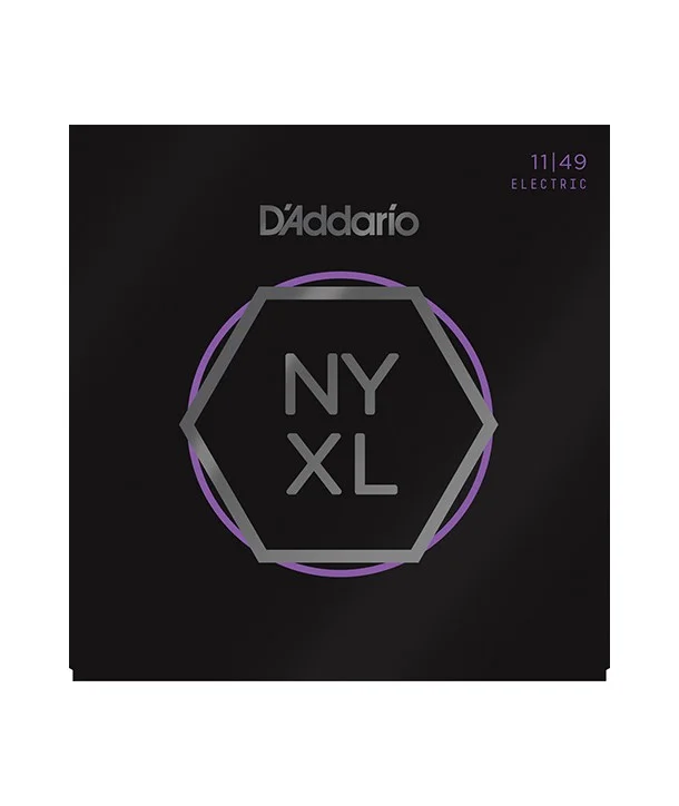 Petit Prix D‘addario NYXL1149Jeu de cordes électriques Medium 11-49 filé rond nickel