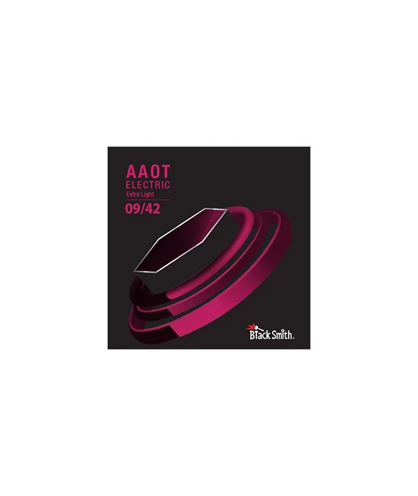 Black Smith ANW-0942Jeu de cordes électriques AOT Coated Nickel Super Light 9-42 Petit Prix