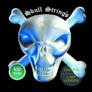 Seulement Aujourd'hui Skull Strings STD1046Jeu de cordes électriques Standard-Line Regular 10-46 filé rond