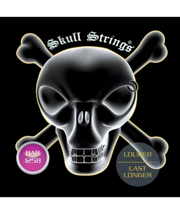 Promotion Saisonnière Skull Strings BAR1258Jeu de cordes électriques Xtreme Line Baryton 12-58