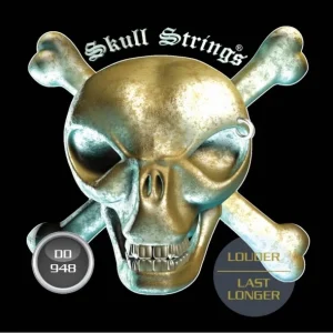 Skull Strings DD948Jeu de cordes électriques Drop-Line Light drop D 9-48 filé rond Top Vente