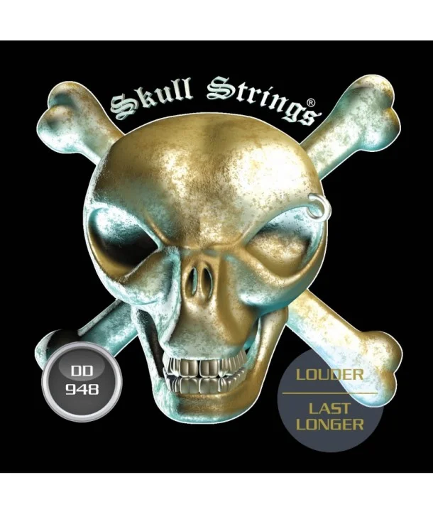 Skull Strings DD948Jeu de cordes électriques Drop-Line Light drop D 9-48 filé rond Top Vente