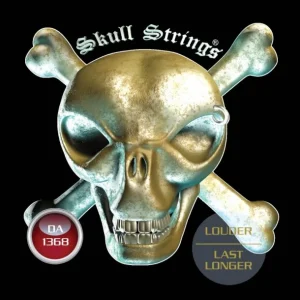 Skull Strings DA1368Jeu de cordes électriques Drop-Line Drop A 13-68 filé rond Prix Cassé