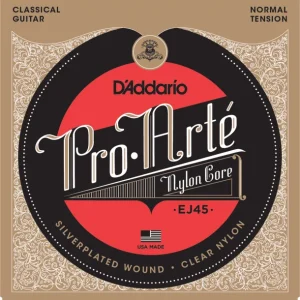 Vente Flash D‘addario EJ45Jeu de cordes classiques Pro-Arté Nylon Tension normale