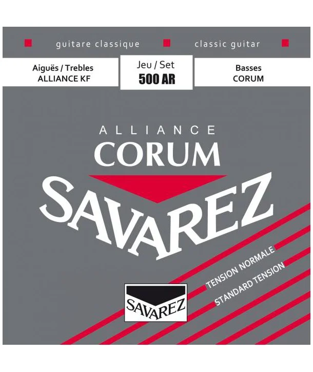 Nouveauté Savarez 500ARJeu de cordes classiques Alliance Corum Tension normale