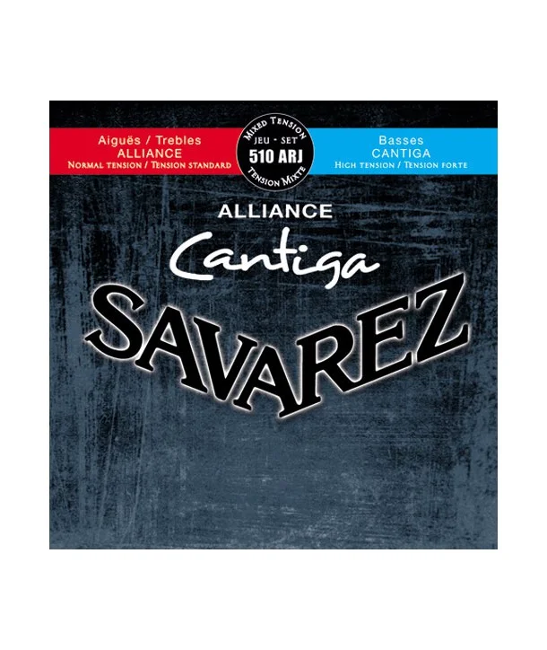 Savarez 510ARJJeu de cordes classiques Alliance Cantiga Tension mixte Populaire