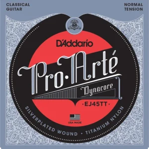 Prix Réduit D‘addario EJ45TTJeu de cordes classiques Pro-Arté DynaCore tension normale