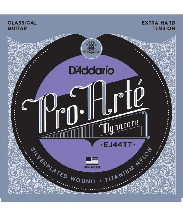 D‘addario EJ44TTJeu de cordes classiques Pro-Arté DynaCore tension extra-forte Top Vente