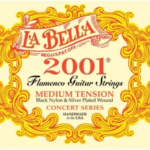 La Bella 2001FMJeu de cordes classiques Série 2001 Flamenco Tension medium Soldes