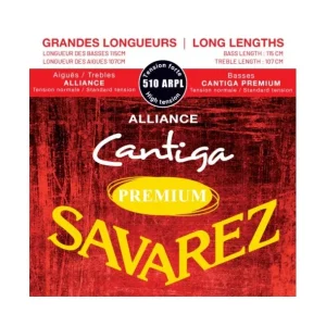 Savarez 510ARPLJeu de cordes classiques Alliance Cantiga premium Tension normale Long diapason Retour Gratuit