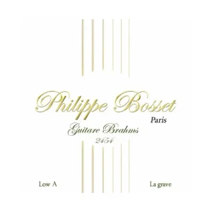 Commander Vite Philippe Bosset GB2454Jeu de 8 cordes pour guitare Brahms Nylon Clair 24-54 La grave