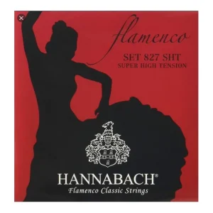 Hannabach 827SHTJeu de cordes Flamenco Série 827 Super High Tension Populaire