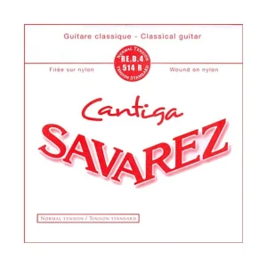 Vente Directe Savarez 514RCorde à l‘unité de Ré Cantiga filée argenté Tension normale