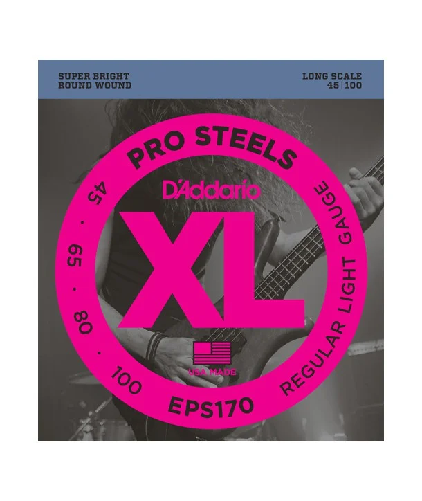 Meilleur Choix D‘addario EPS170Jeu de cordes Basse Prosteel Regulat light 45-100