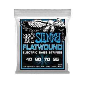 Ernie Ball 2815Jeu de Cordes Basse Slinky Filé Plat Extra Slinky 40-95 Promotion Saisonnière