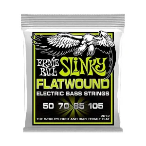 Expédié Aujourd'hui Ernie Ball 2812Jeu de Cordes Basse Slinky Filé Plat Regular Slinky 50-105