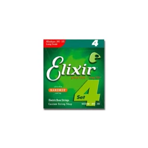 Acheter En Ligne Elixir 14077Jeu de cordes Nanoweb Basse Médium 45-105
