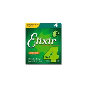 Satisfait Ou Remboursé Elixir 14002Jeu de cordes Nanoweb Basse Extra-light 40-95 filé rond