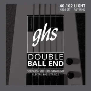GHS 5600Jeu de cordes Basse Double Boules NOUVELLE LONGUEUR Light 40-102 filé rond STAINLESS STEEL Meilleure Vente